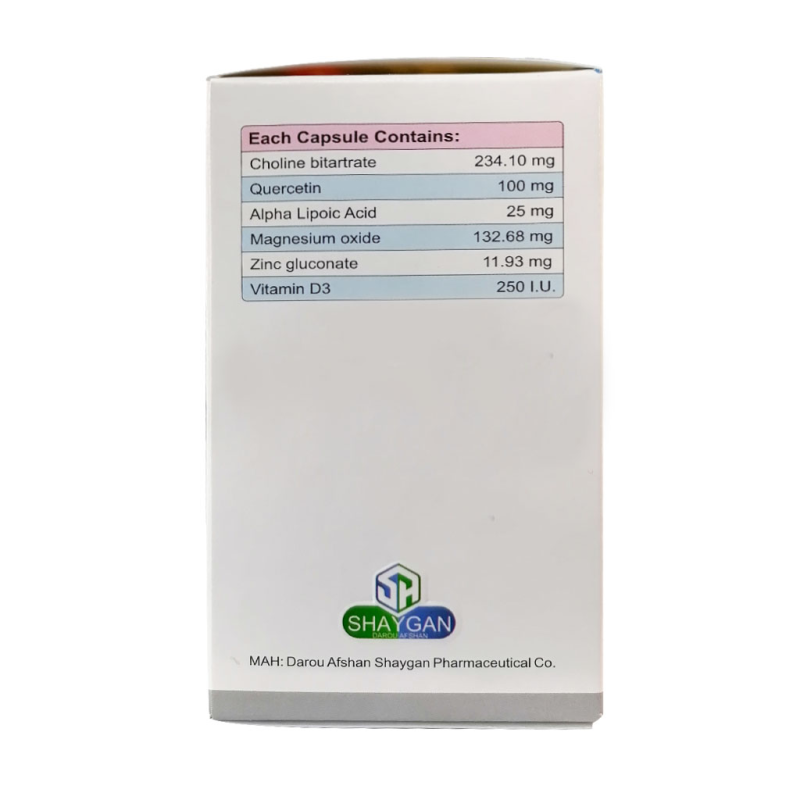 کپسول آسماکر دارو افشان شایگان 60 عددی