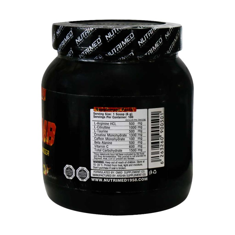 پودر نیترو بمب نوتریمد طعم فروت پانچ 600 گرمی