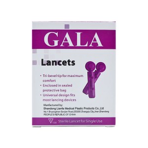 سوزن قند خون لانست گالا  چهار پر بسته 100 عددی