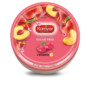 پولکی بدون قند کامور طعم  زنجبیل 94 عددی