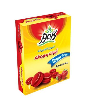 پولکی بدون قند کامور طعم  زنجبیل 94 عددی