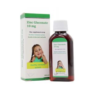 شربت زینک گلوکونات 10 میلی گرم سیمرغ دارو 120 میلی لیتر
