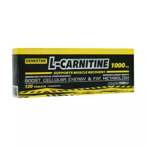 قرص 120 عددي بيليستر ژن استار ال کارنيتين 1000م