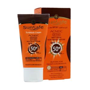 کرم ضد آفتاب SPF50 بژ طبیعی  پیکسل مناسب پوست چرب و جوش دار 50 میلی لیتر