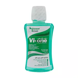 دهانشویه جنرال ۱ در۶ وی وان حاوی عصاره نعناع تازه روژین ۳۳۰ میل