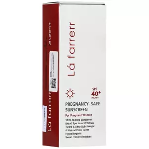 کرم ضد آفتاب رنگی SPF40  لافارر مناسب دوران  بارداری  40 میلی لیتر