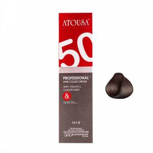 رنگ موی آتوسا مدل N3 قهوه ای متوسط حجم 50 میلی لیتر