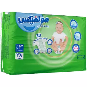 پوشک کامل سایز 5 مولفیکس 28 عددی
