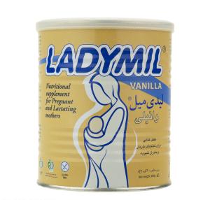 پودر لیدی میل مخصوص خانم های باردار و شیرده طعم وانیل 400 گرمی