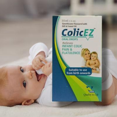 قطره کولیکز؛ تسکین سریع نفخ و دل‌درد نوزاد