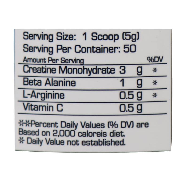 پودر کراتین مونوهیدرات نوتریمد 250 گرمی