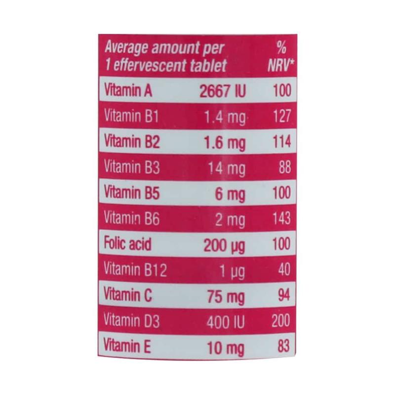 قرص جوشان مولتی ویتامین یوروویتال 20 عددی