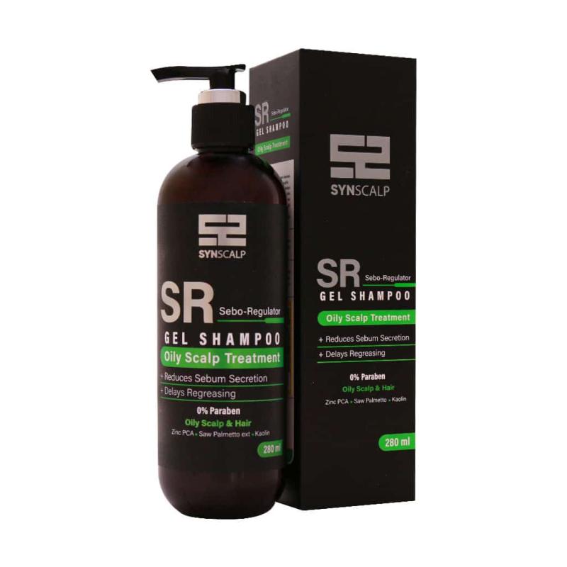 ژل شامپو  مناسب پوست کف سر چرب  ساین اسکین 280 میلی لیتر