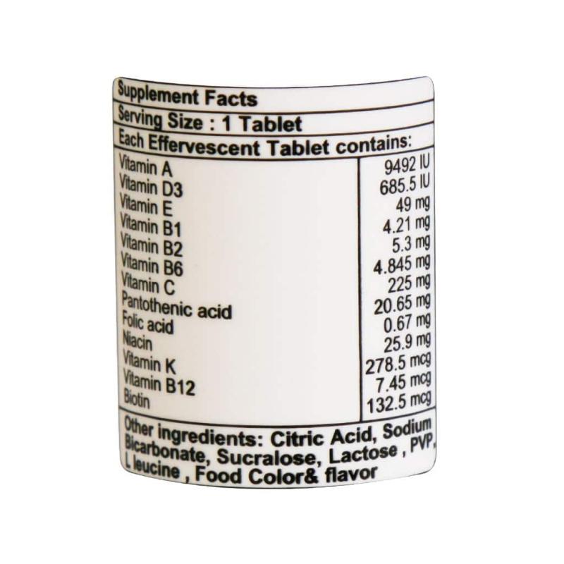 قرص جوشان مولتی ویتامین فیشر فلکسان 20 عددی