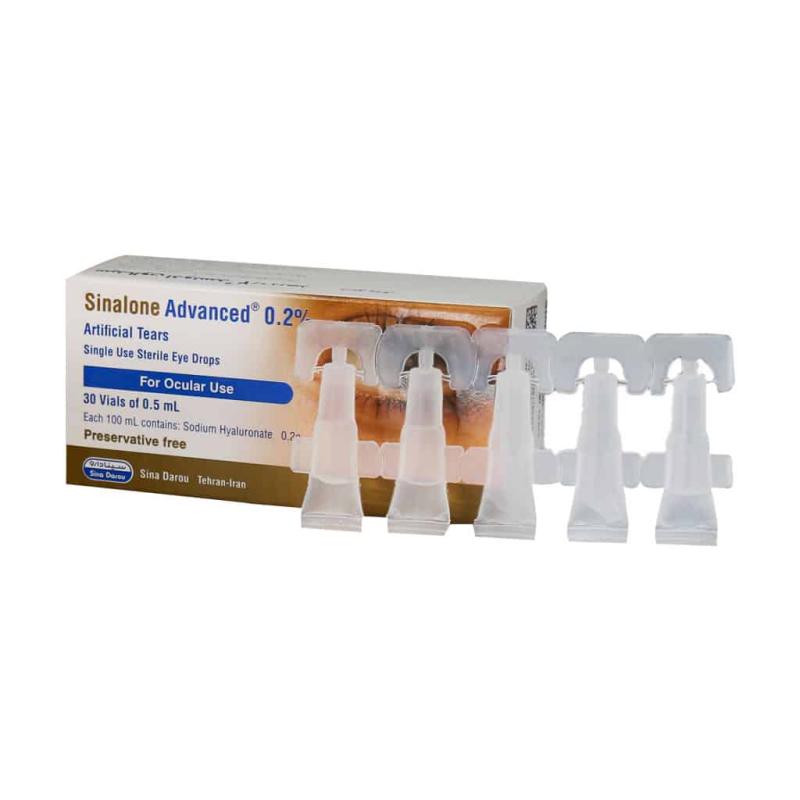 اشک مصنوعي سينالون ادونسد 2 درصد 30 عددي
