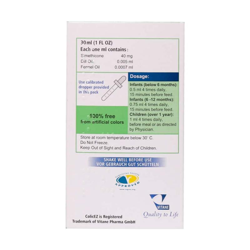 قطره کولیکز ویتان فارما 30 میلی لیتر