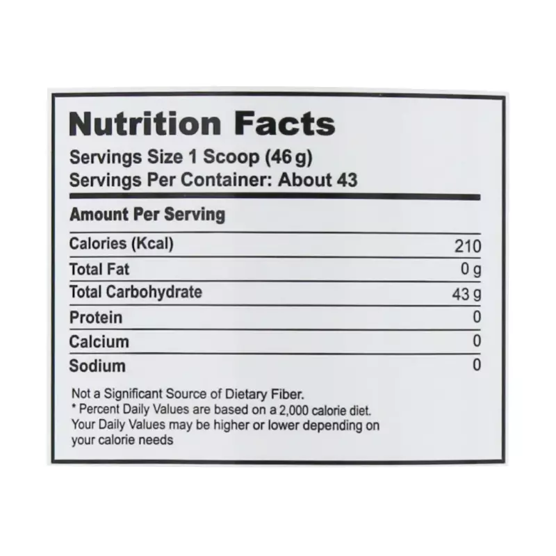 پودر کربو انرژی پروداکشن دوبیس طعم فروت پانچ 2000 گرمی