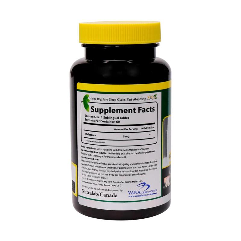 قرص زیر زبانی واناتونین سیلور نورم لایف 5 میلی گرم