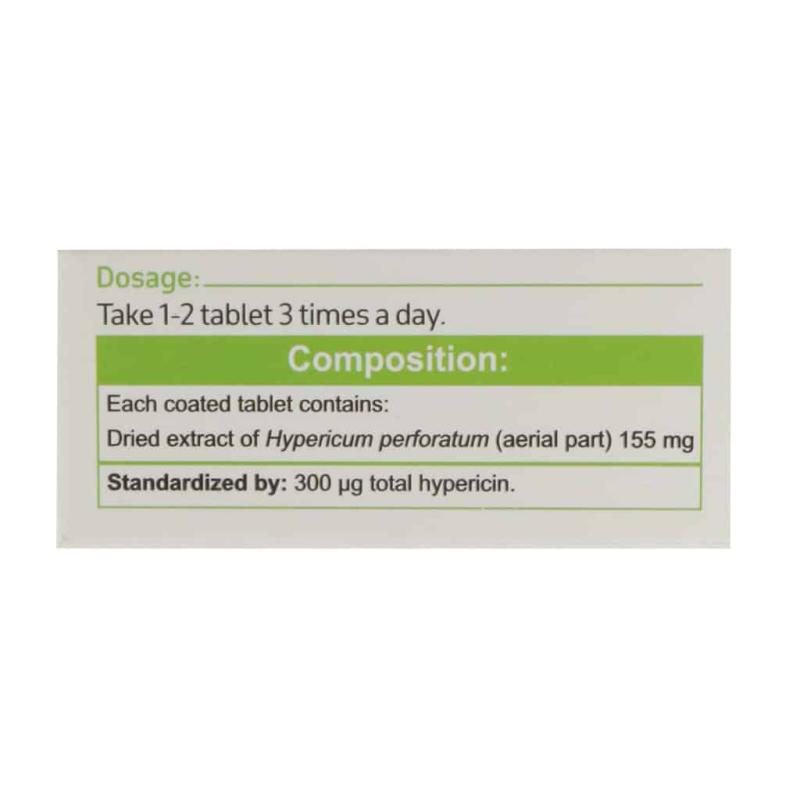 قرص روکشدار گیاهی پرفوران گل دارو 30 عددی