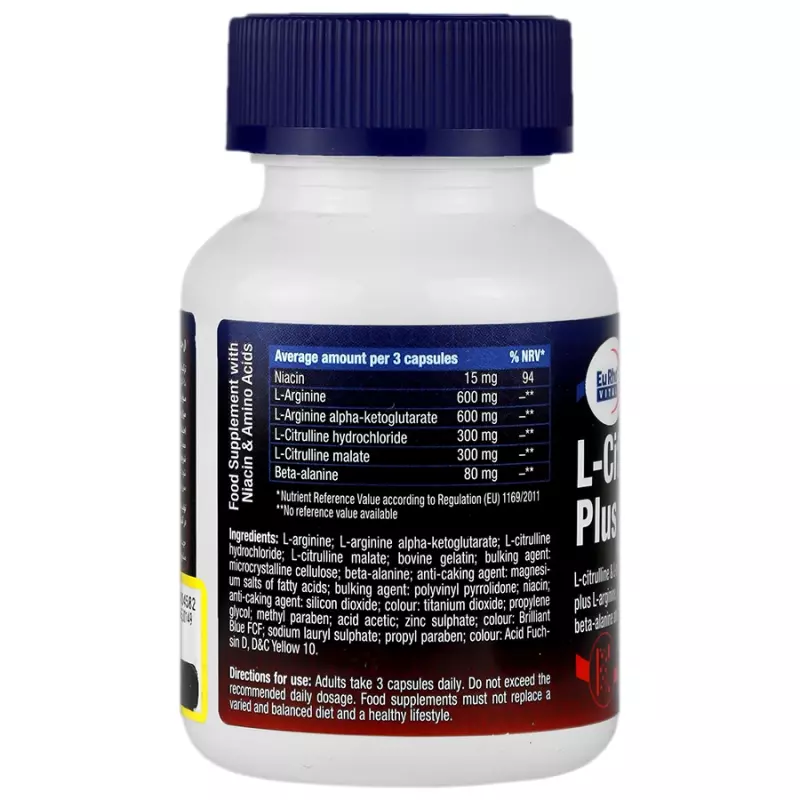 کپسول ال سیترولین پلاس یوروویتال