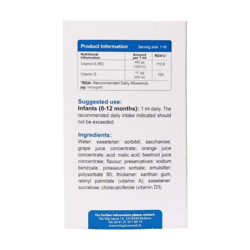 قطره ویتامین A+D ویواکیدز 30 میلی لیتر