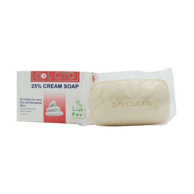 صابون کرم دار 25 درصد گل سیتو 125 گرم