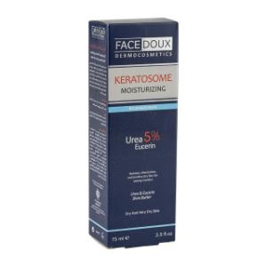 کرم مرطوب کننده اوره و اوسرین 5 درصد کراتوزوم فيس دوکس 75 میلی لیتر