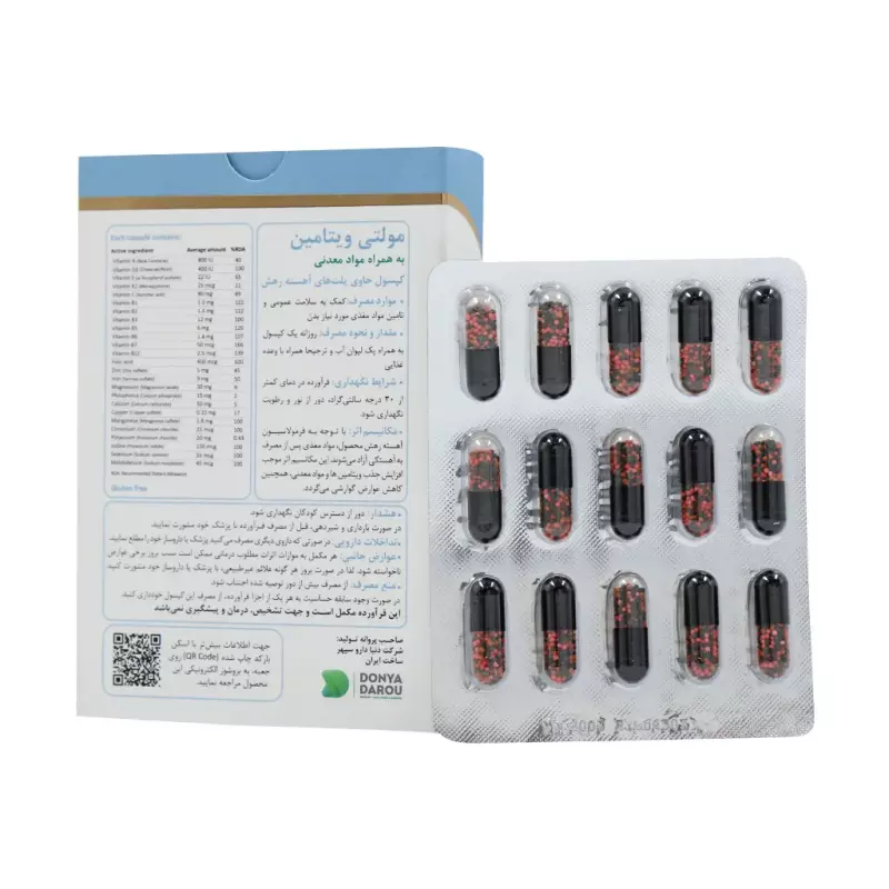 مولتی ویتامین وان ا دی دنیا دارو سپهر قرص 30 عددی