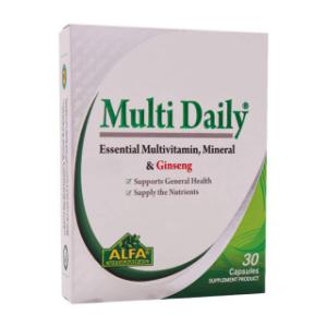 قرص مولتی دیلی آلفا ویتامینز بلیستر30 عددی