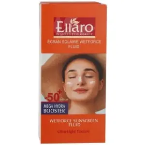 فلوئید ضد آفتاب SPF50 الارو مدل Ultra Lightوت فورس حجم 50 میلی لیتر