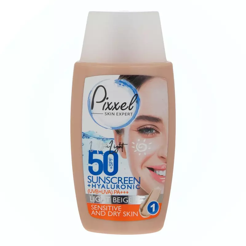 کرم ضد آفتاب SPF50 پیکسل مناسب پوست خشک و حساس 50 میلی لیتر