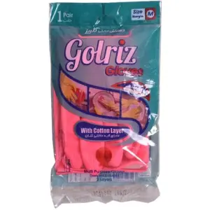 دستکش ظرفشويی ساق بلند گلريز سايز مدیوم