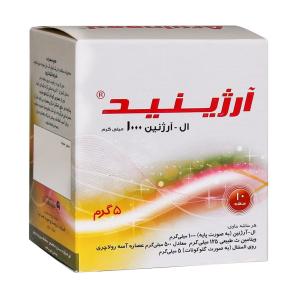 ساشه آرژینید سپید طب 10 عددی