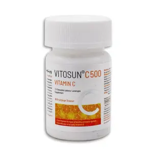قرص جویدنی ويتامين ث 500 میل ویتوسان 30 عددي