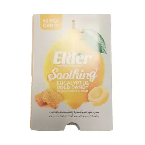 آبنبات سرد اکالیپتوس الدر با طعم لیمو و عسل بسته 12 عددی