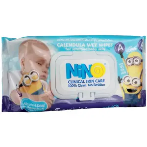دستمال مرطوب پاک کننده حساس کودک کالاندولا