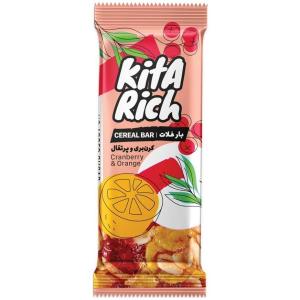 بار مخلوط غلات و میوه های خشک کرنبری و پرتقال کیتاریچ