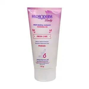 ژل بهداشتی دوشیزگان هیدرودرم حاوی پری بیوتیک پارس حیان150 گرم