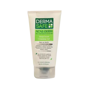 ژل شستشوی صورت درماسیف پوست چرب مختلط و دارای آکنه پارس حیان  ۱۵۰ میل