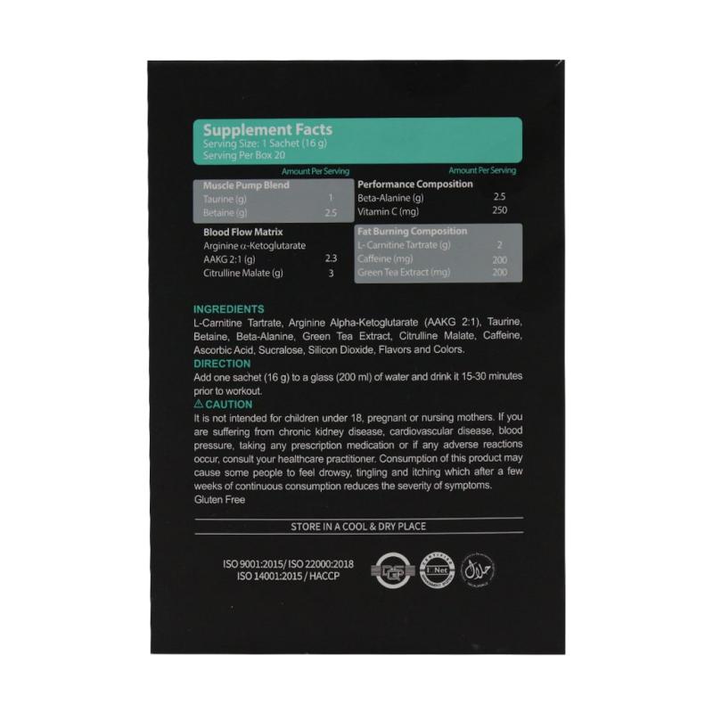 پودر پره فور کات پی ان سی کارن طعم آلبالو ساشه 20 عددی