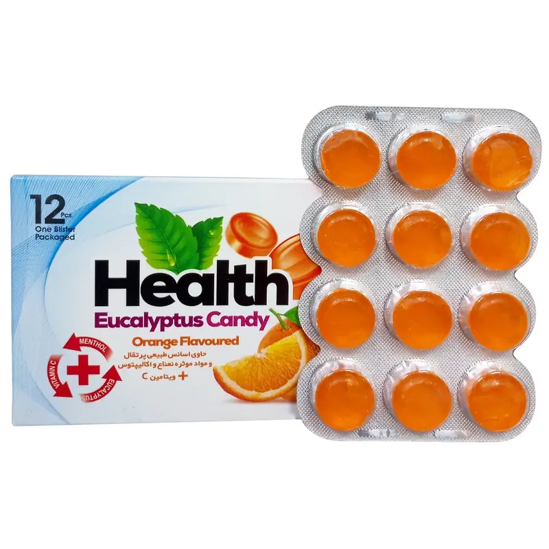 آبنبات سرد مکيدني هلث در طعم‌ های مختلف 12 عددي