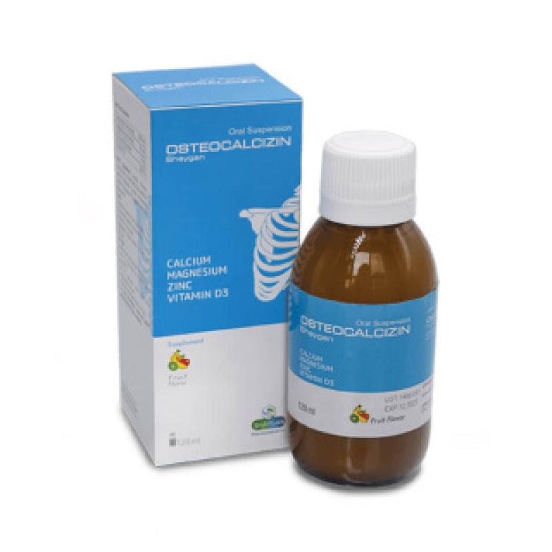 شربت استئوکلسیزین دارو افشان شایگان 120 میلی لیتر