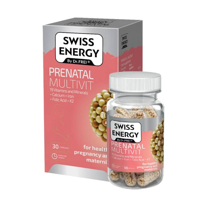 کپسول پریناتال مولتی ویت سوئیس انرژی 30عدد