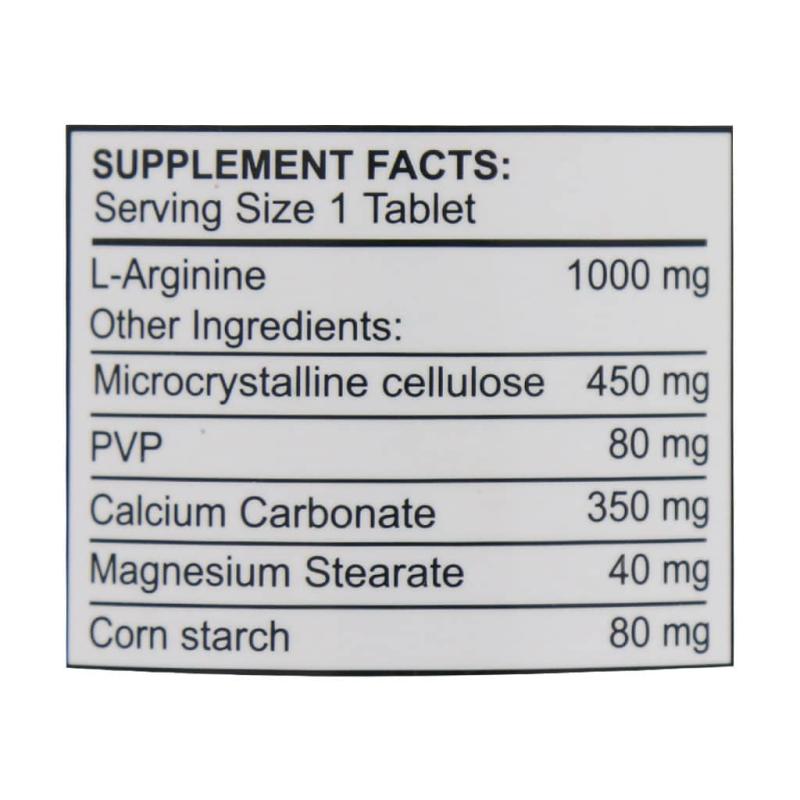 کپسول ال آرژنین  1000 میلی گرم دوبیس 100 عددی