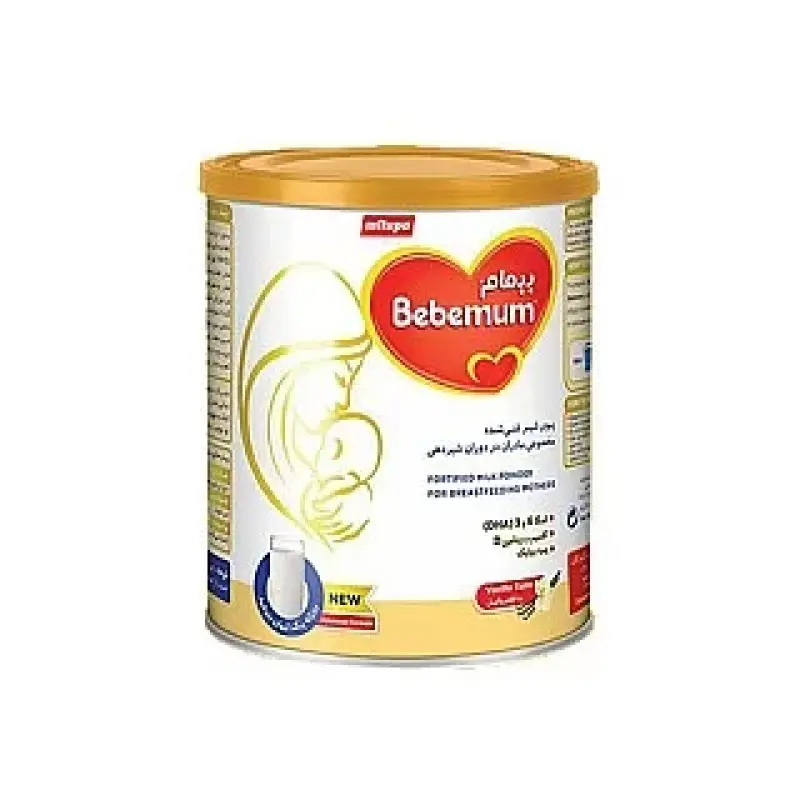 غذای کمکی ب ب مام میلوپا مناسب مادران شیرده با طعم وانیل ۴۰۰ گرم
