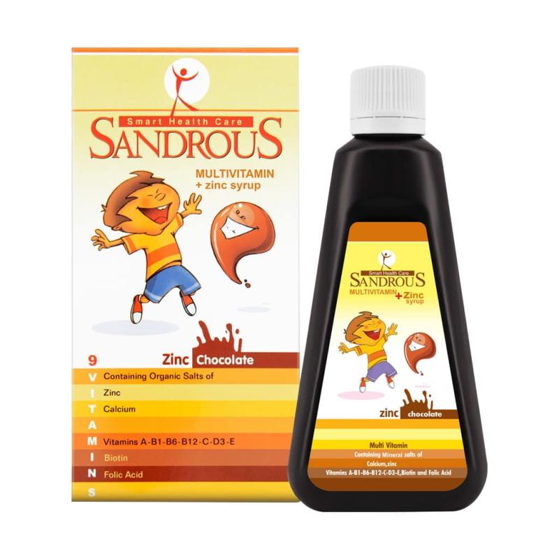 شربت زینک سندروس 200 میلی لیتر