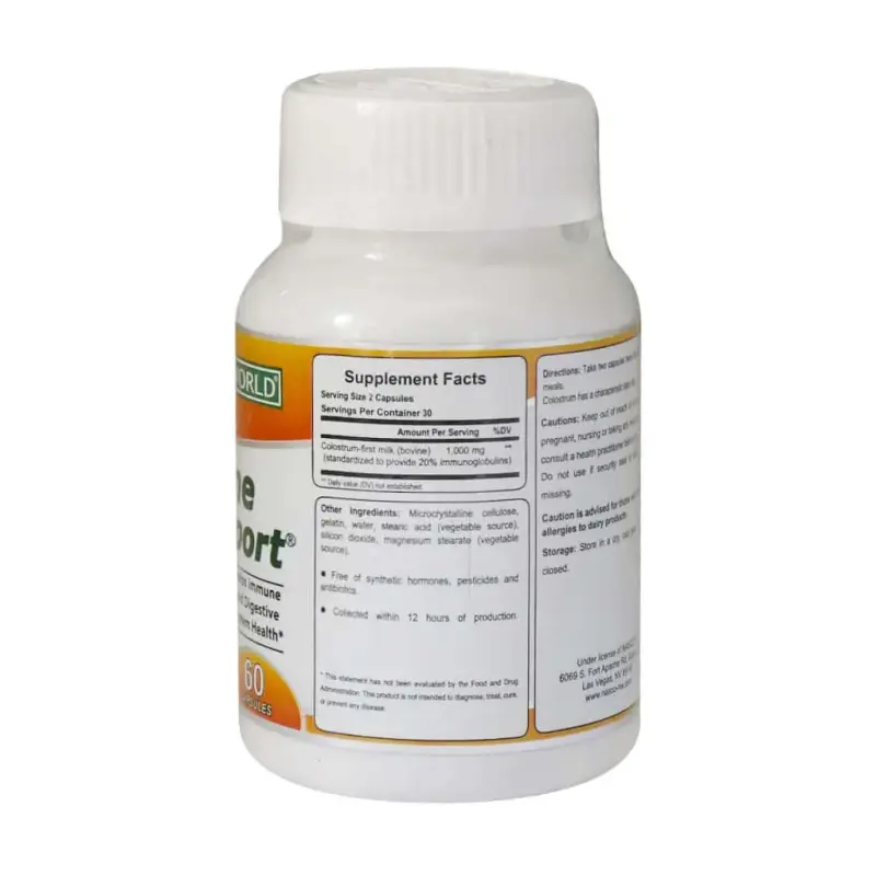 کپسول ایمیون ساپورت نچرال ورلد لیوار 60 عددی