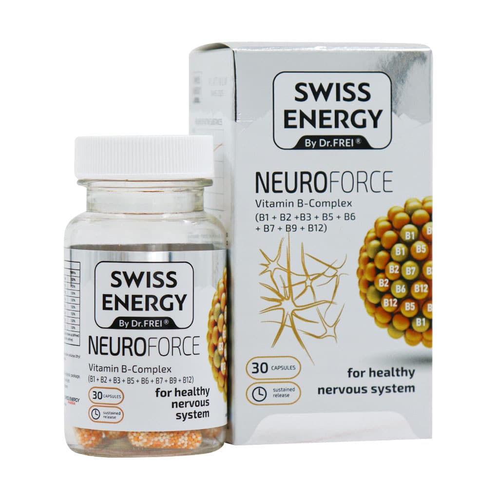 کپسول نوروفورس سوییس انرژی 30 عددی