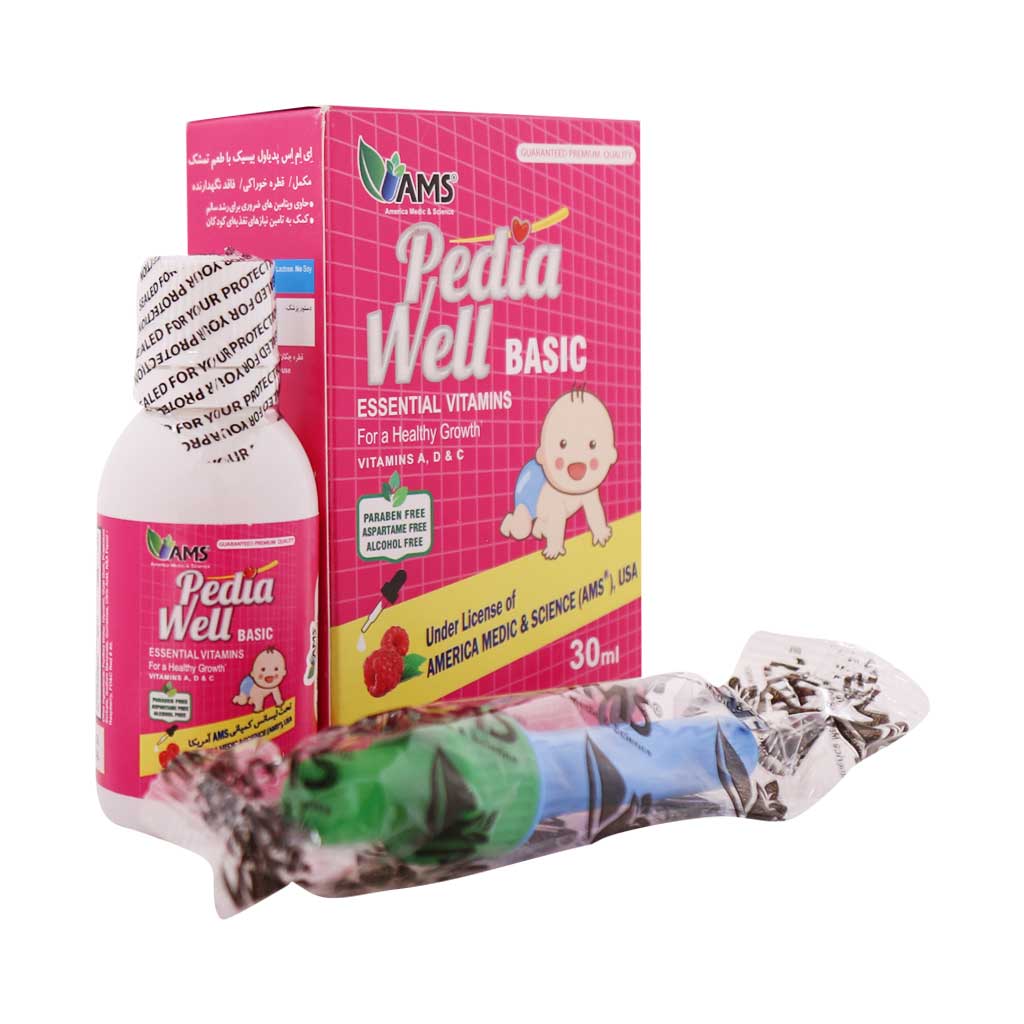 قطره خوراکی پدياول بيسيک ای ام اس حجم 30 ميلی لیتر