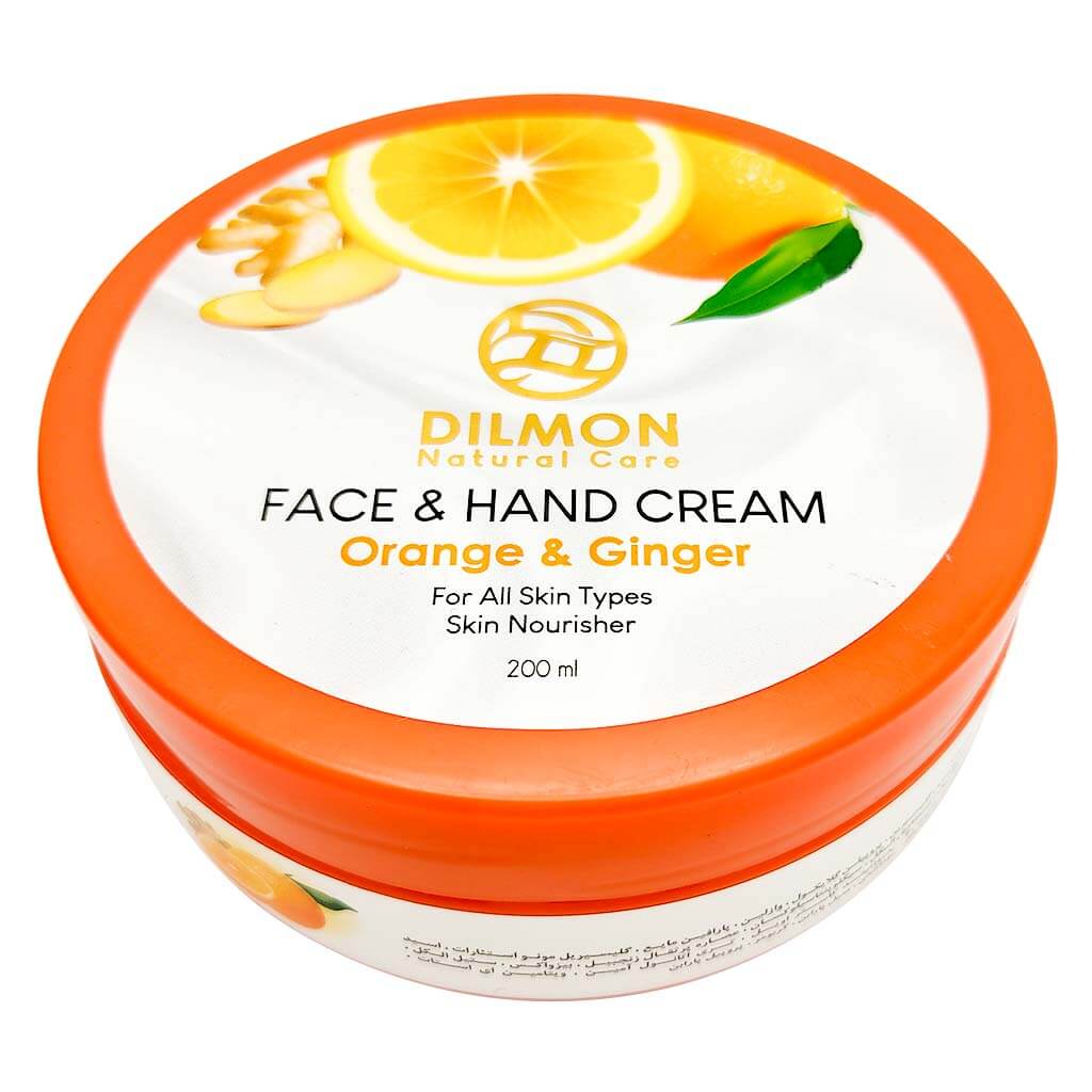 کرم مرطوب کننده کاسه ای دیلمون حاوی عصاره پرتقال ‌و زنجبیل حجم 200 ميلی لیتر